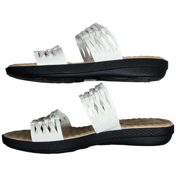 Easy Street Agata Slide Sandals‎ White 8.5 NIB - Picture 5 of 9